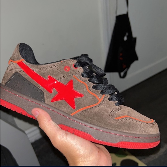 Bapestas sk8 Brown and red color way - Picture 6 of 7